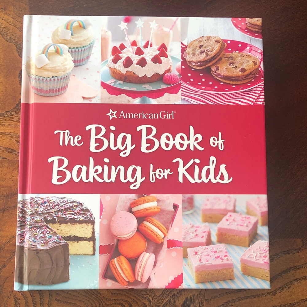 NEW American Girl The Big Book of Baking for Kids - Red and Pink
